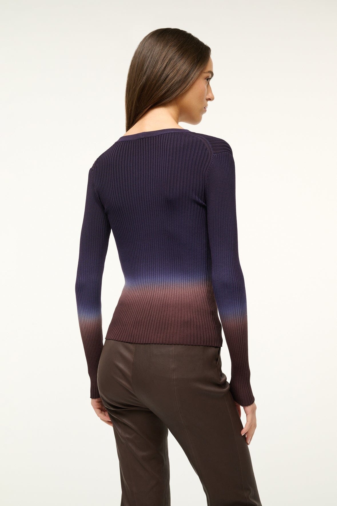 STAUD CARGO SWEATER TWILIGHT DIP DYE - 4