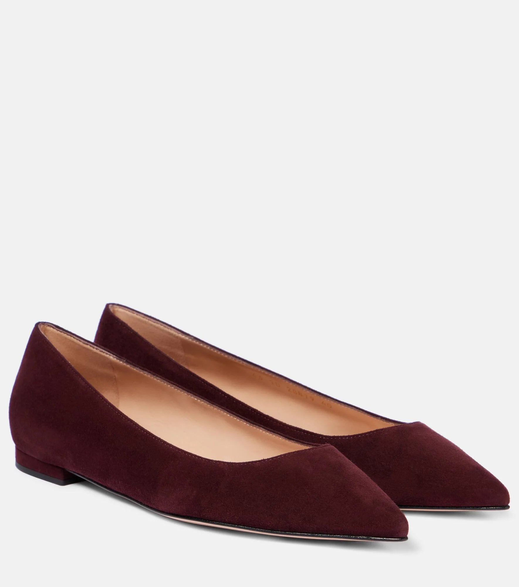 Gianvito suede ballet flats - 1