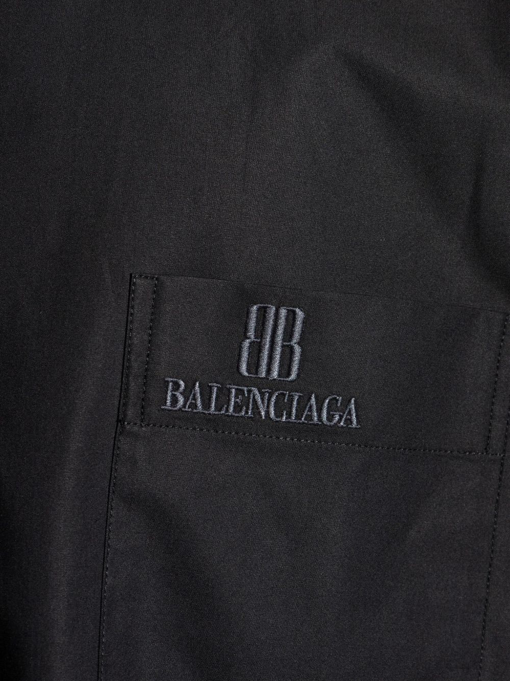 Balenciaga Men Oversized Shirt With Logo - 5