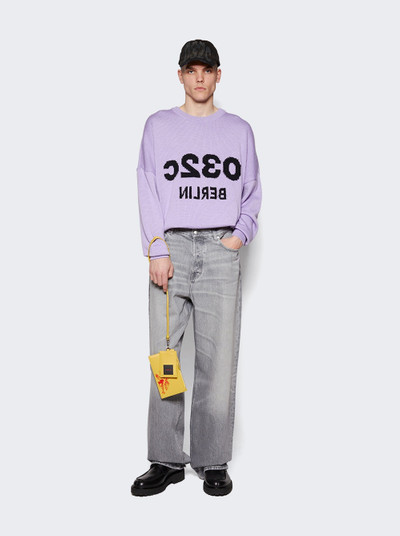 032c Selfie Sweater Washed Lilac outlook