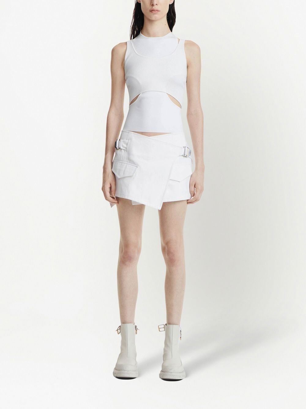 Interlink knitted tank top - 2