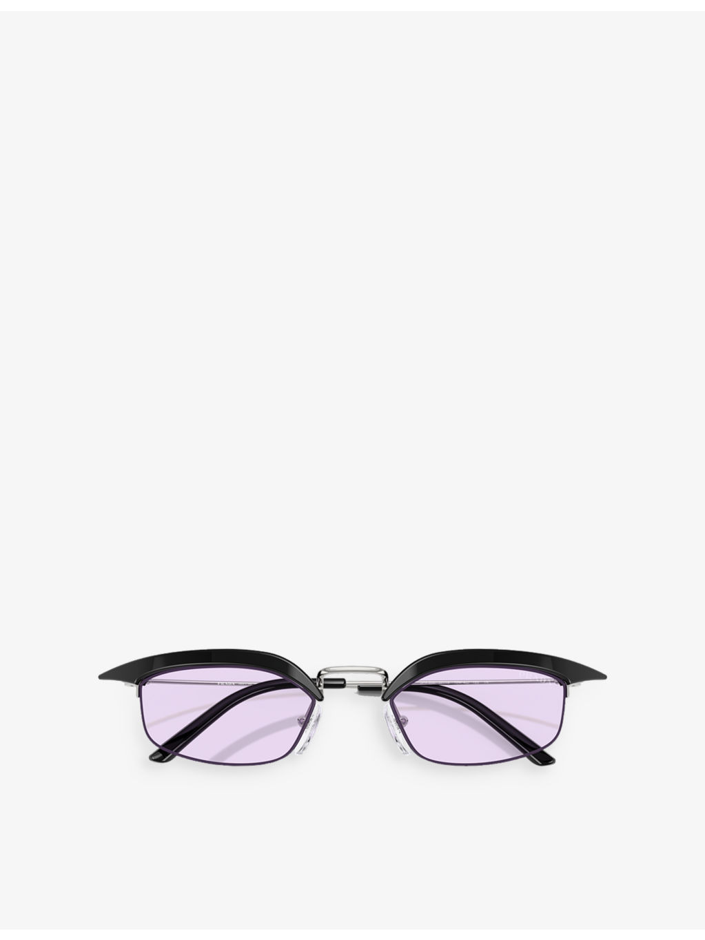 PR B50S Rectangle-Frame Metal Sunglasses - 5