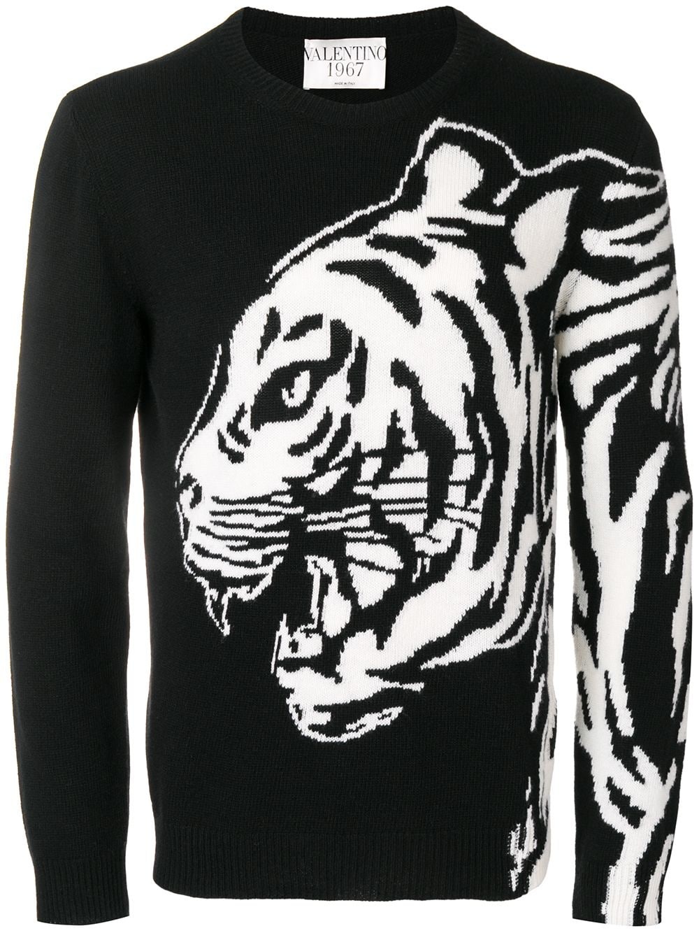 Tiger intarsia sweater - 1