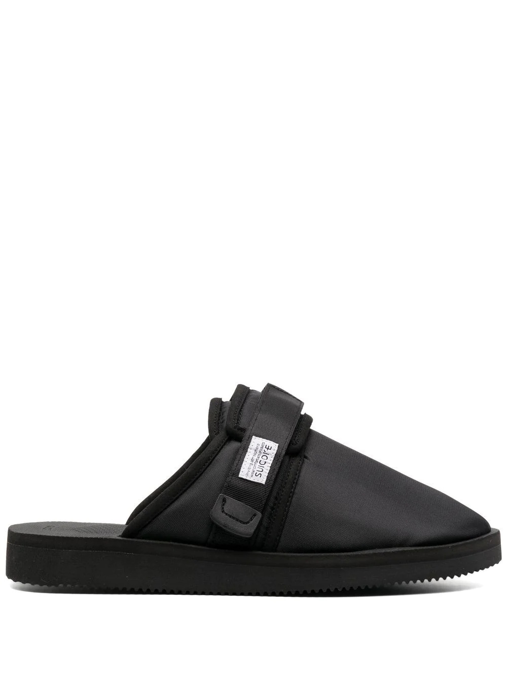 logo patch slippers - 1