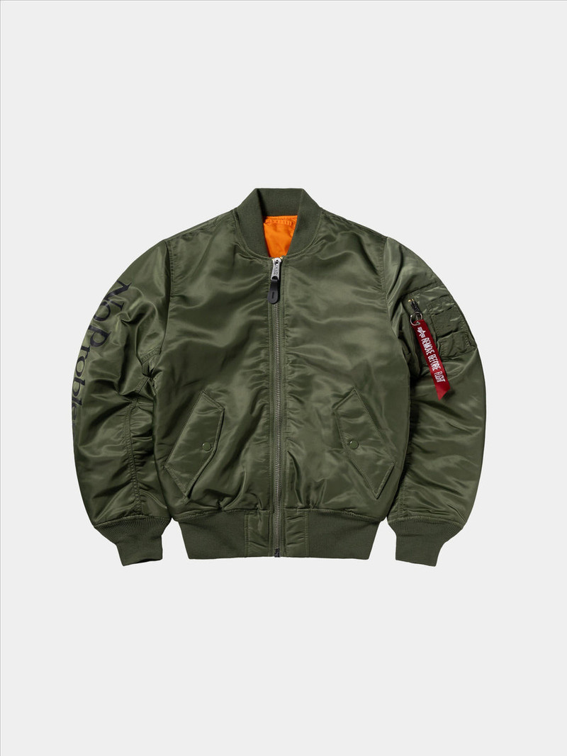 ALPHA INDUSTRIES NO PROBLEMO X ALPHA NO WAR MA-1 outlook