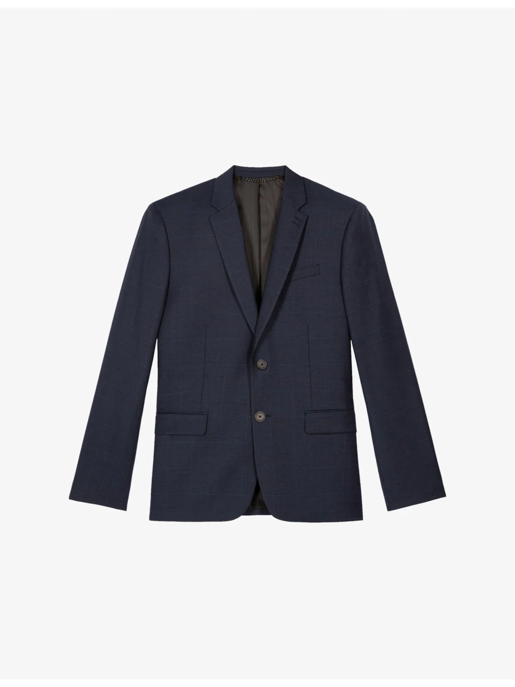 Notch-Lapel Slim-Fit Wool Blazer - 1
