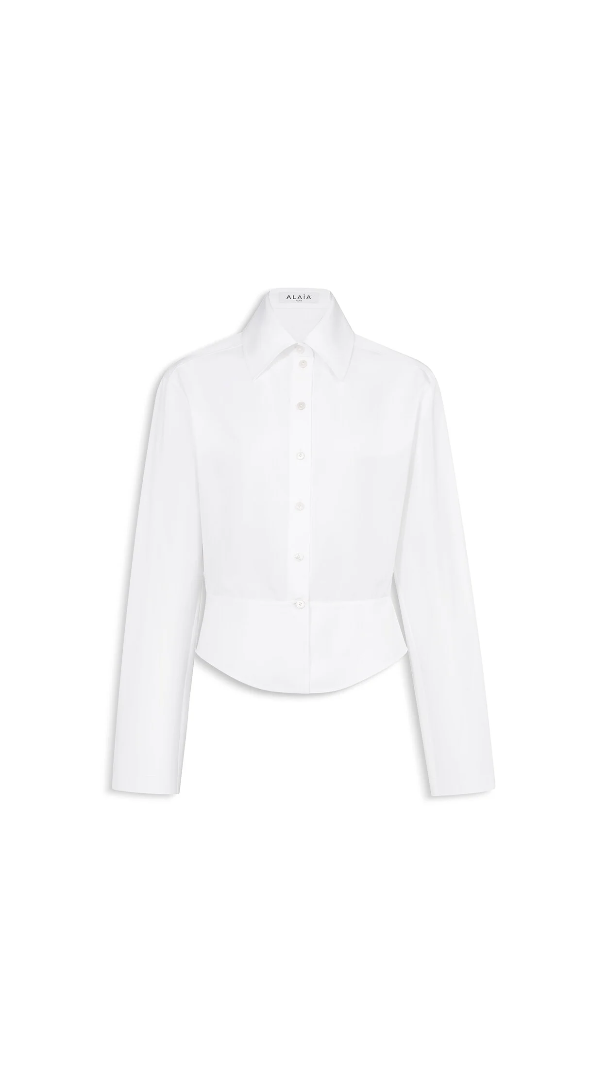 COTTON POPLIN BASQUE SHIRT - 1