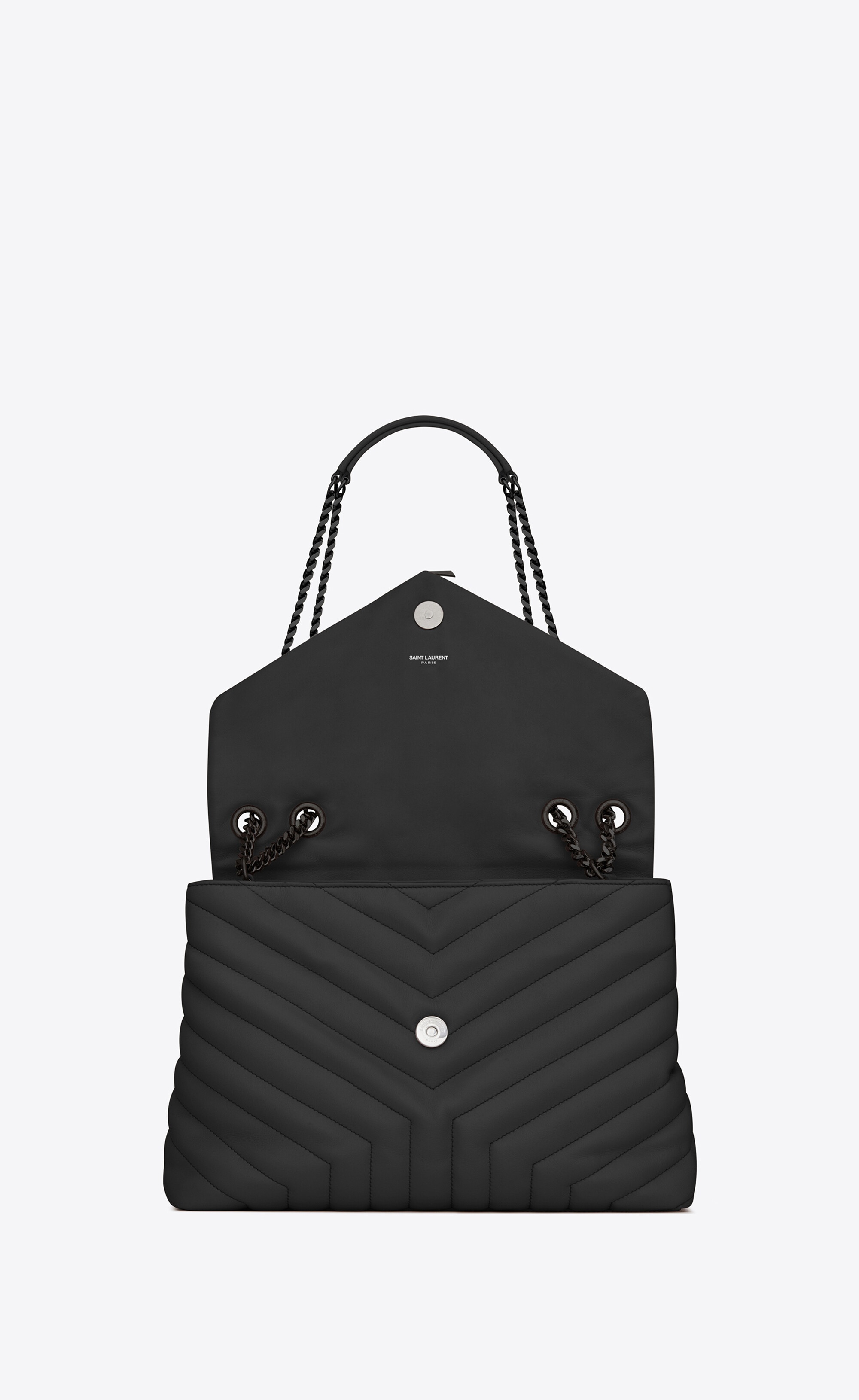 loulou medium bag in matelassé "y" leather - 5