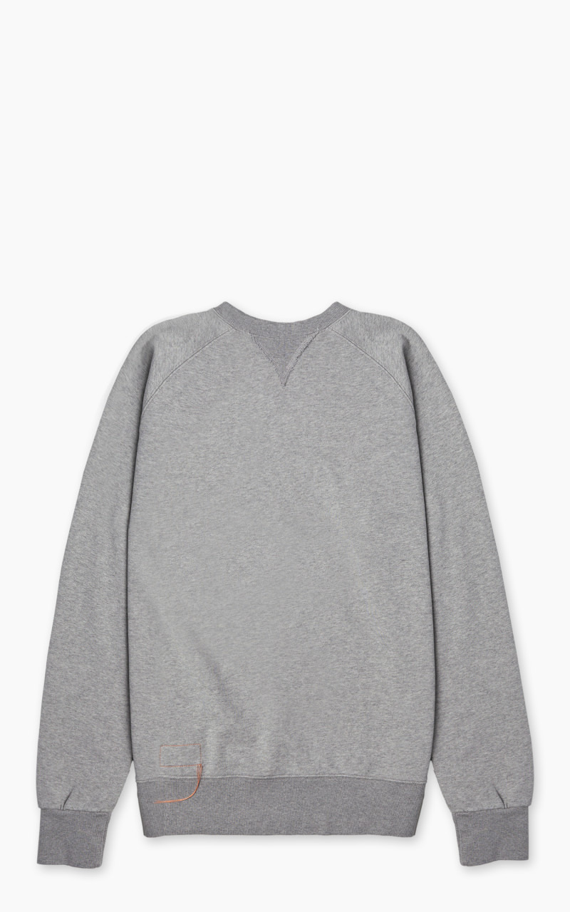 HARVARD CREWNECK SWEATSHIRT GREY MELANGE - 6