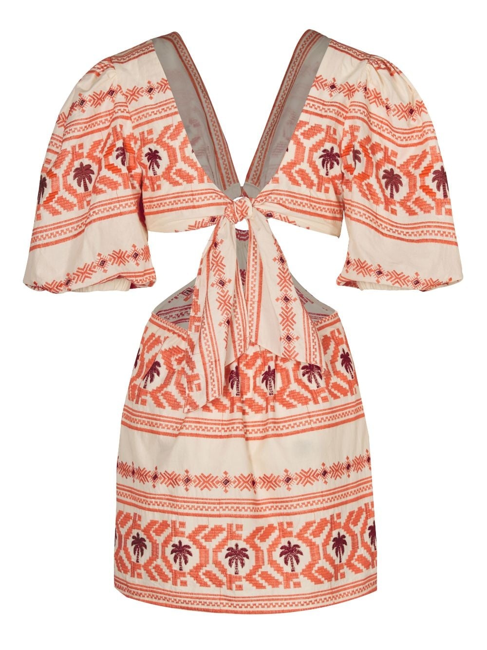 Valle Sagrado embroidered minidress - 2