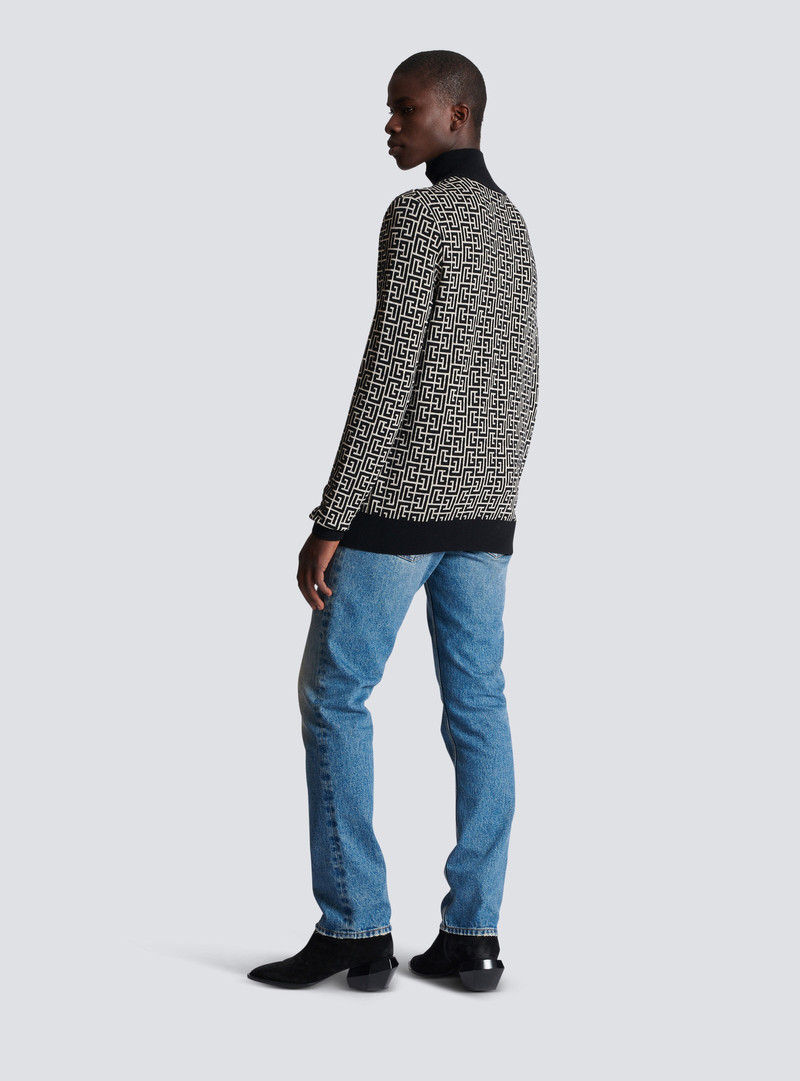 Wool turtleneck sweater 4