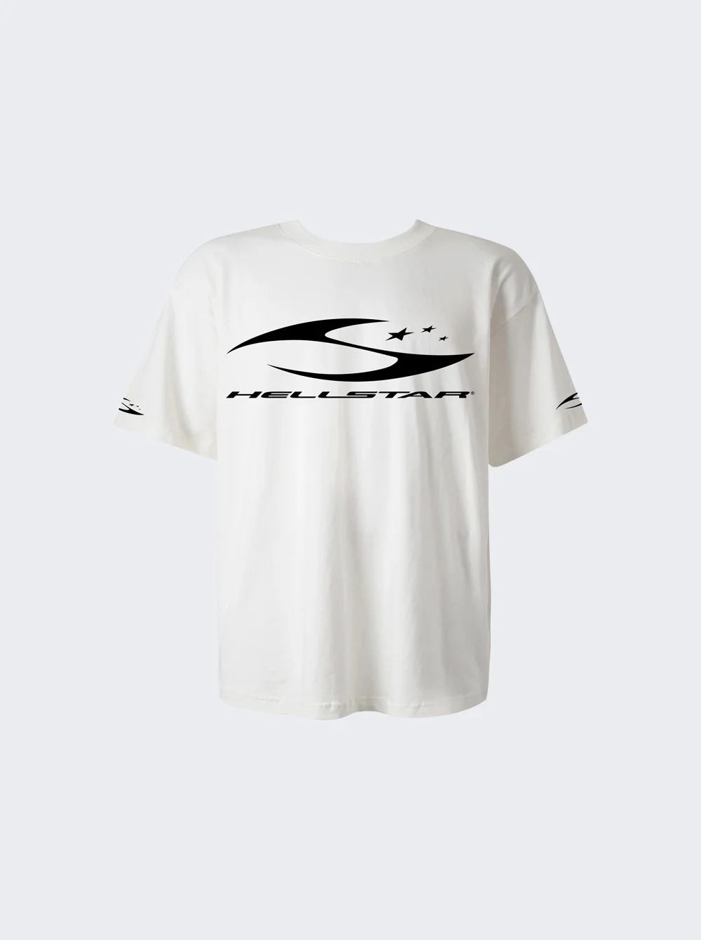 H Cursive Logo Tee White - 1
