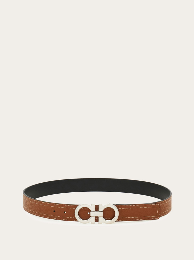 Reversible and adjustable Gancini belt 3