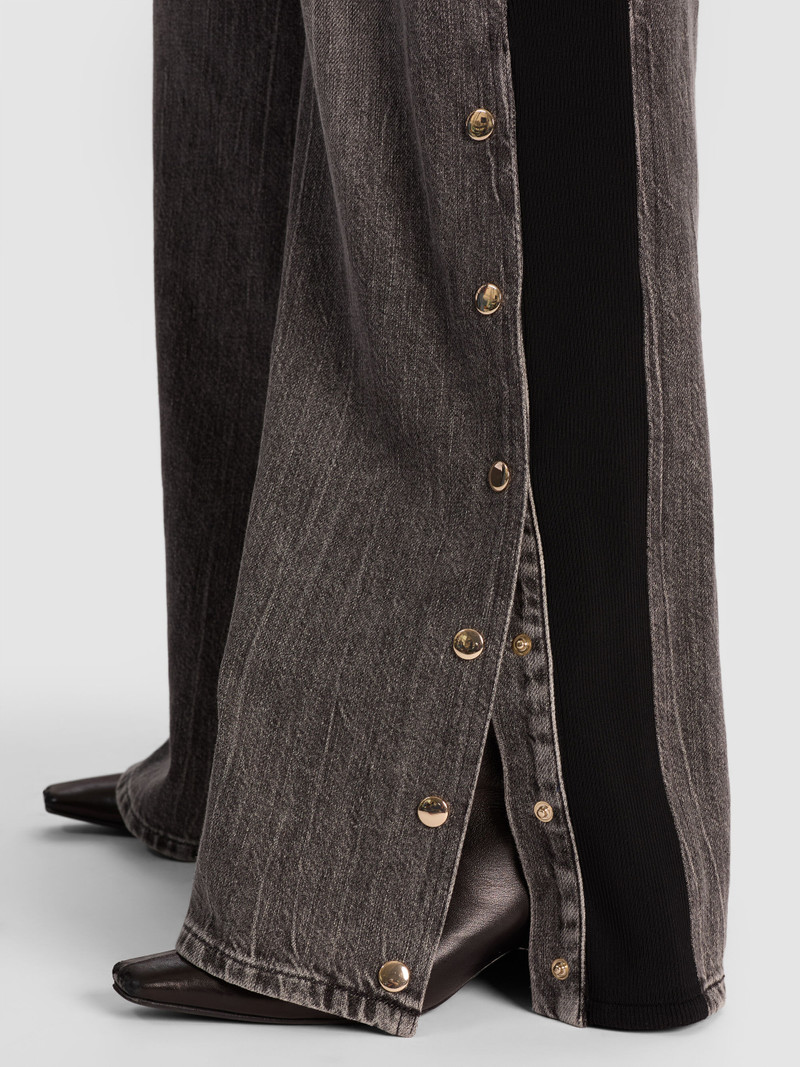 AMAZING JEAN WITH KNIT PANEL 5