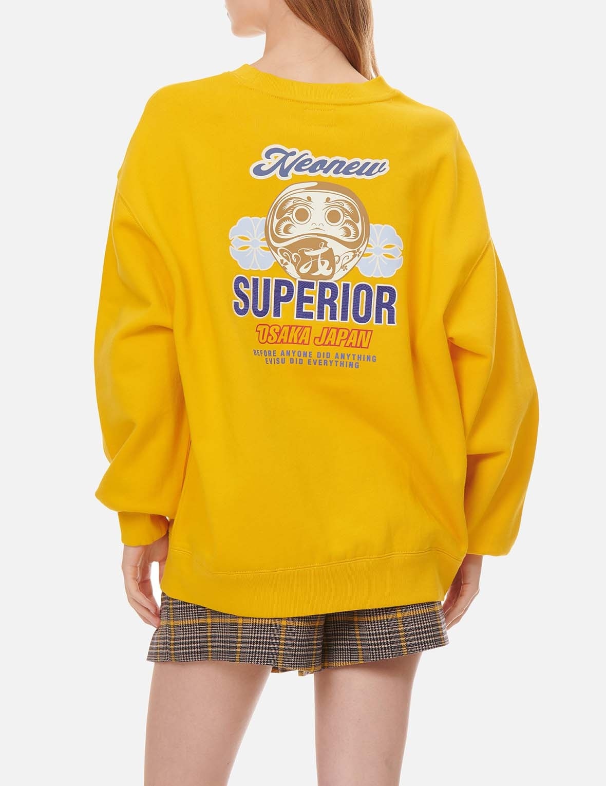 DARUMA AND KAMON PRINT SWEATSHIRT - 3