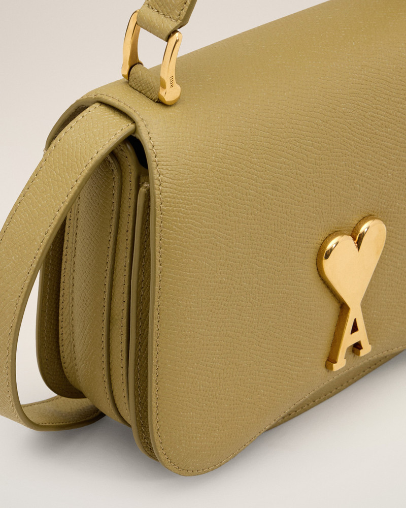 YELLOW LEATHER TOP HANDLE PARIS PARIS BAG 4