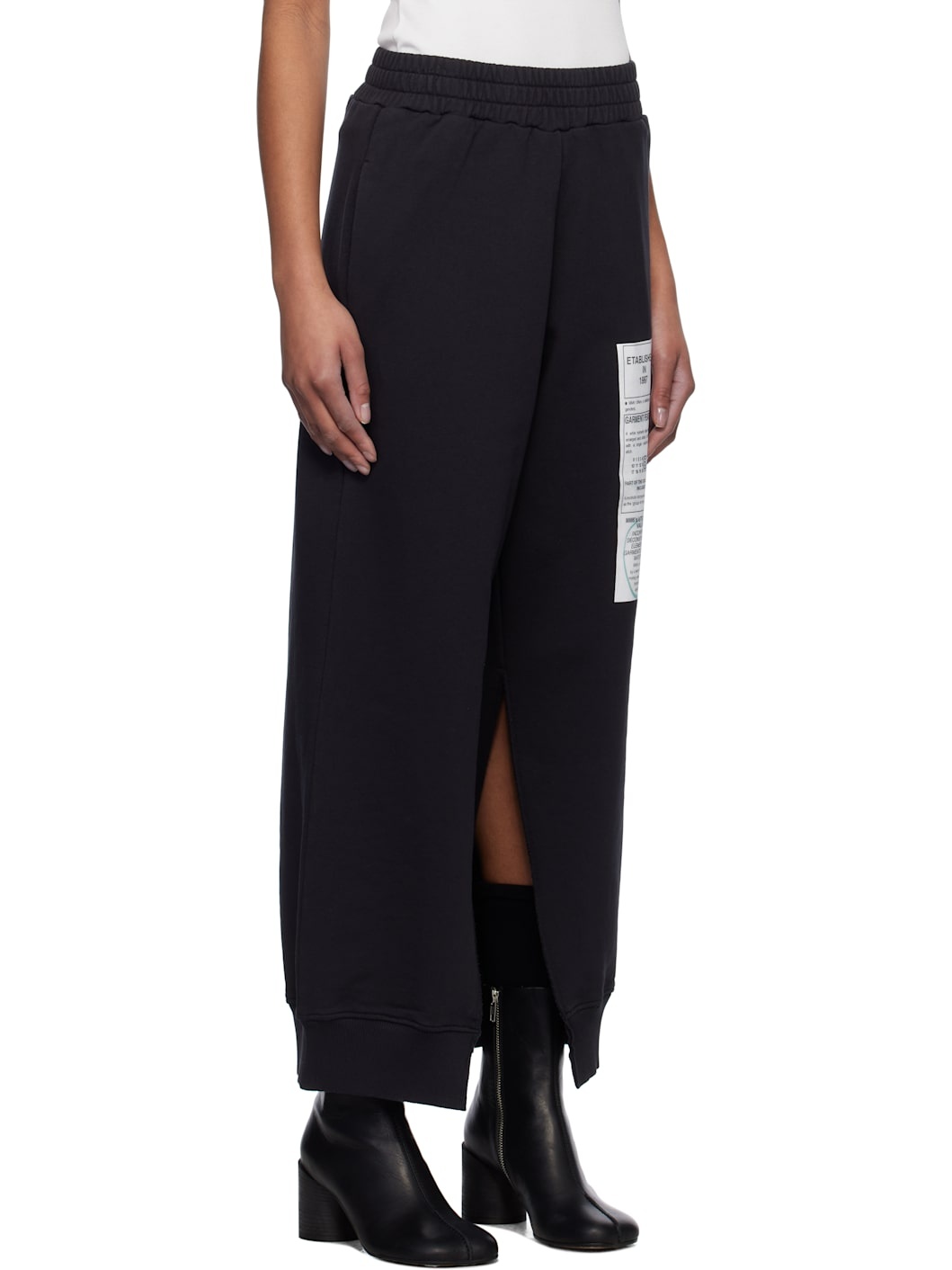 Black Sweat Lounge Pants - 2