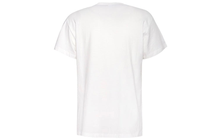 (WMNS) Converse Logo Printing Round-neck White 10017793-A03 - 2