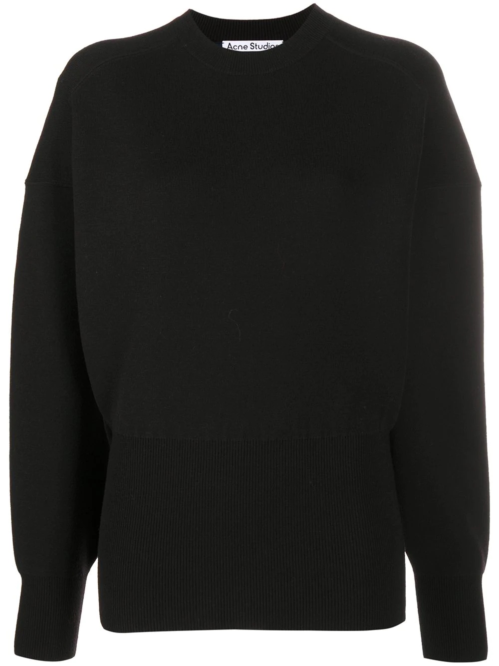 dolman sleeve crew neck jumper - 1