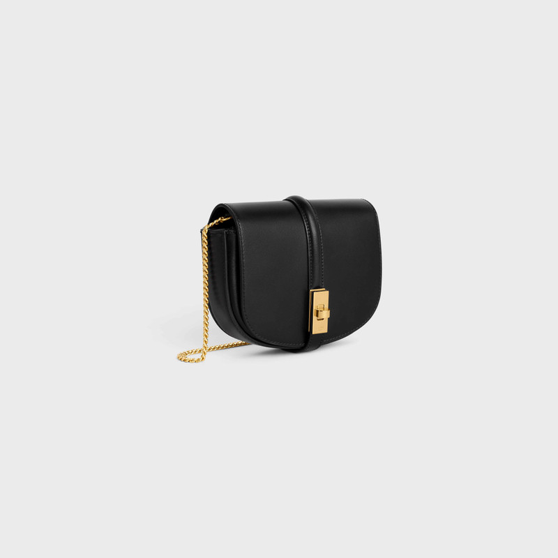 CELINE SMALL 16 WALLET ON CHAIN in Shiny Calfskin outlook