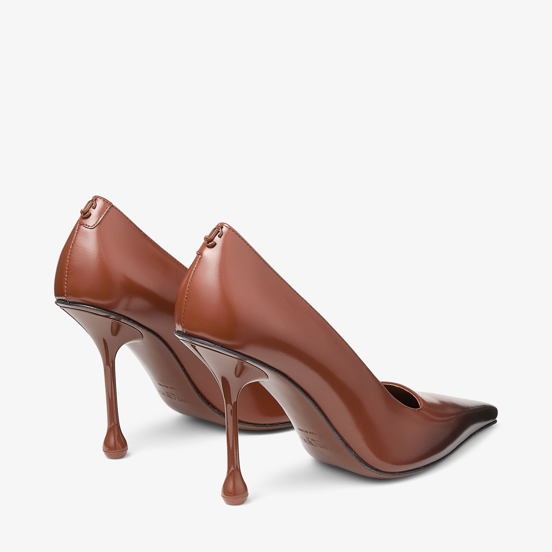Ixia 95
Cognac Sprayed Spazzolato Leather Pumps - 5