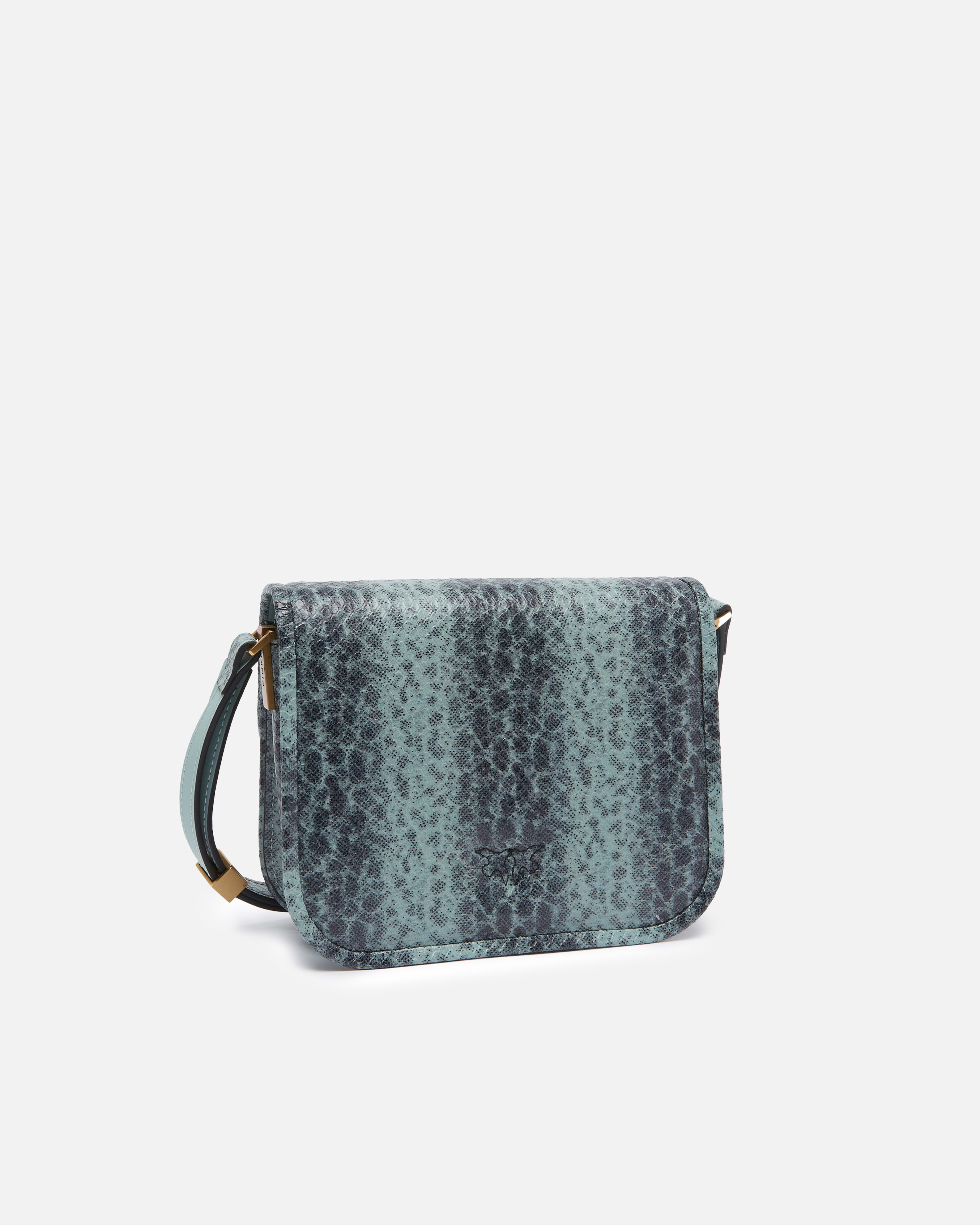 REPTILE PRINT LOVE BAG SQUARE SHOULDER BAG - 2
