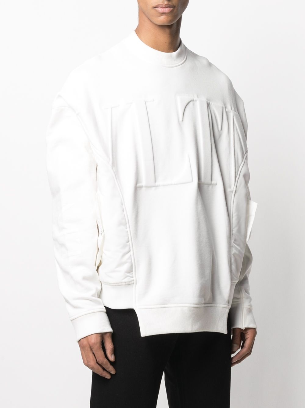 VLTN-embossed sweatshirt - 3