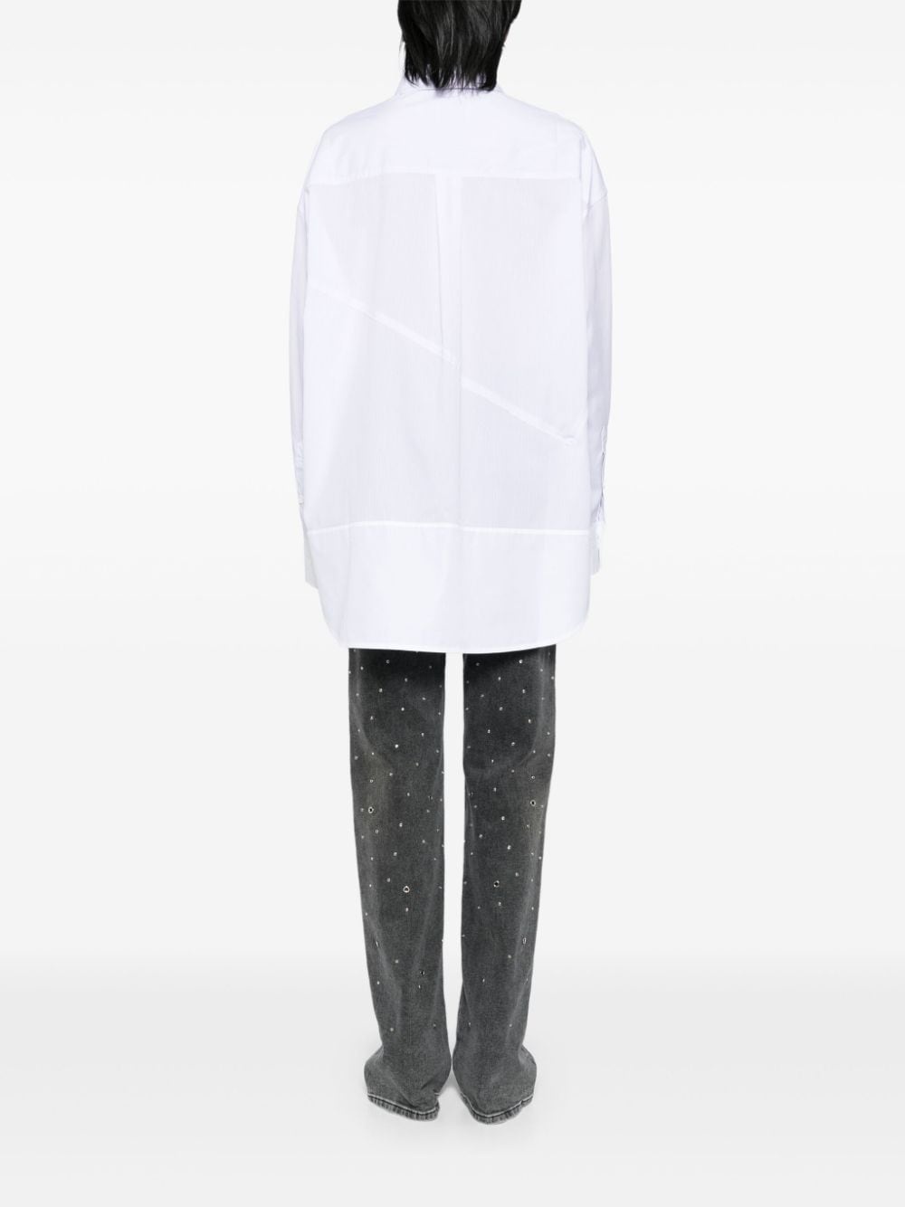 embroidered-logo shirt - 4