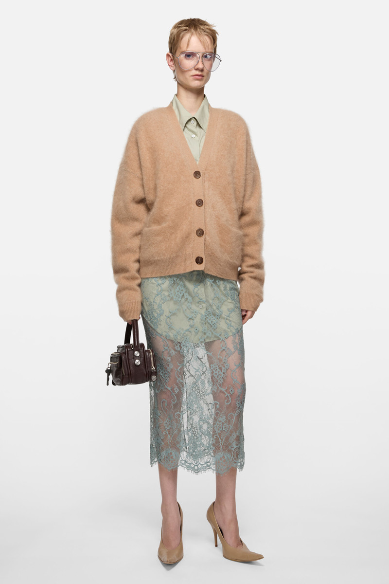 Cashmere cardigan - Light brown 1