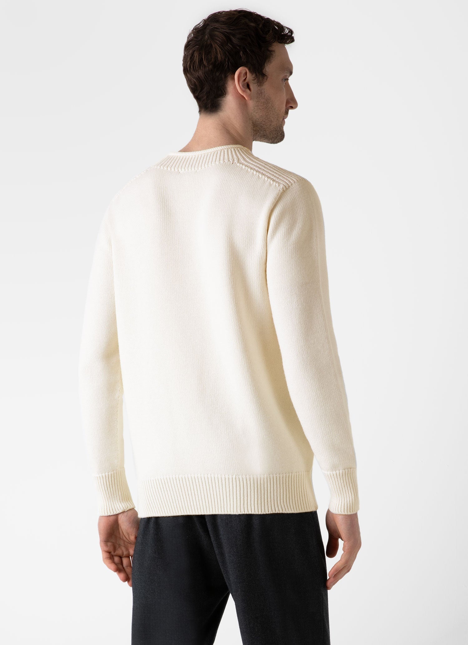 English Merino Fisherman Jumper - 5