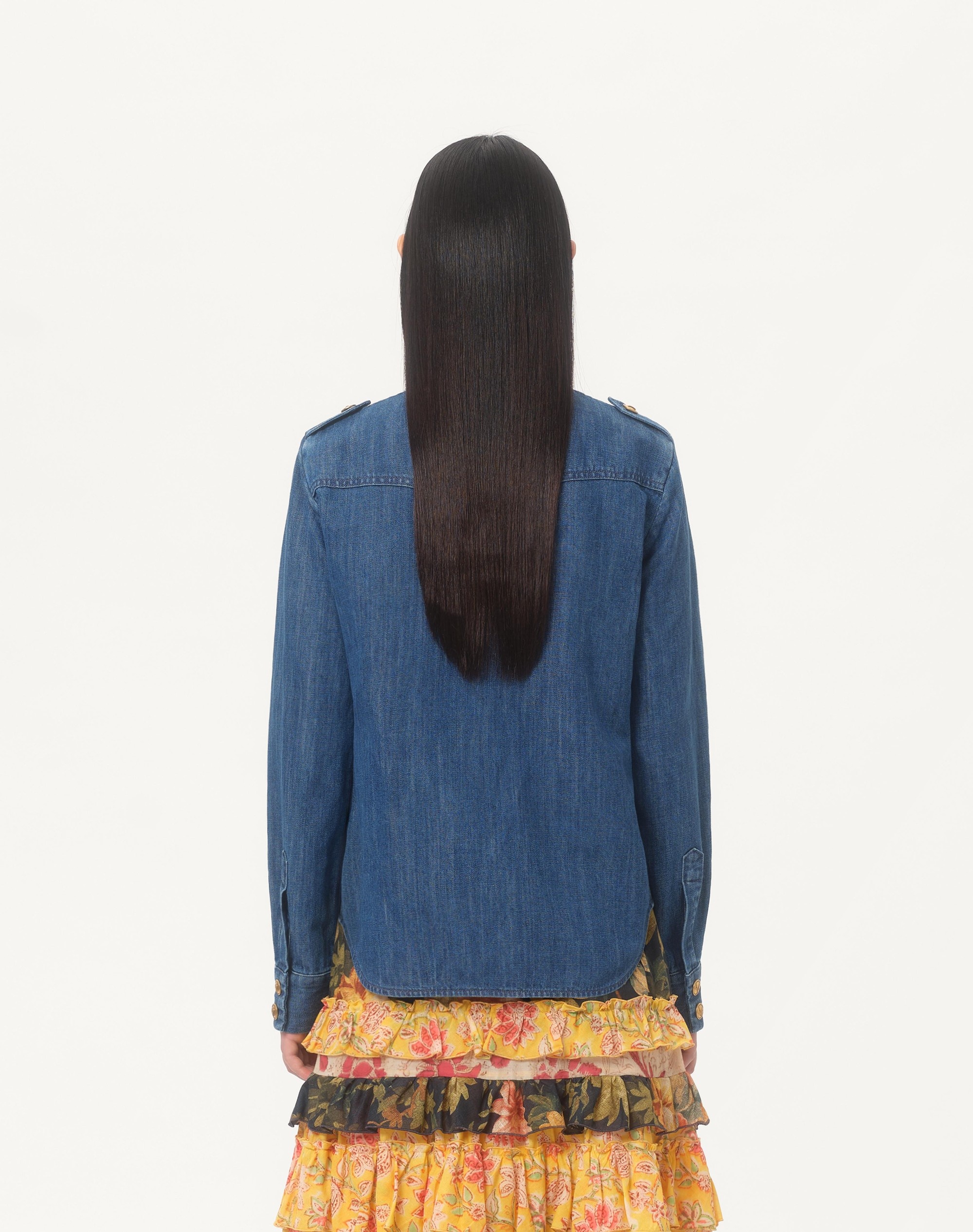LIGHTWEIGHT DENIM SHIRT - 7