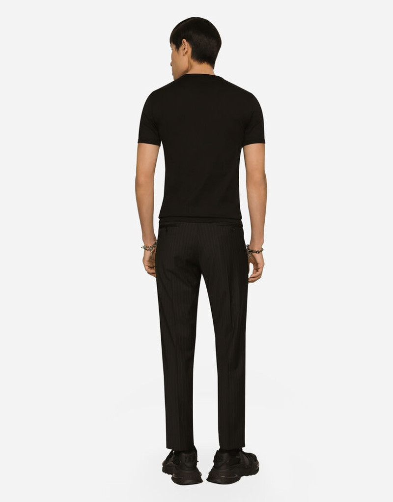 Stretch pinstripe pants 3