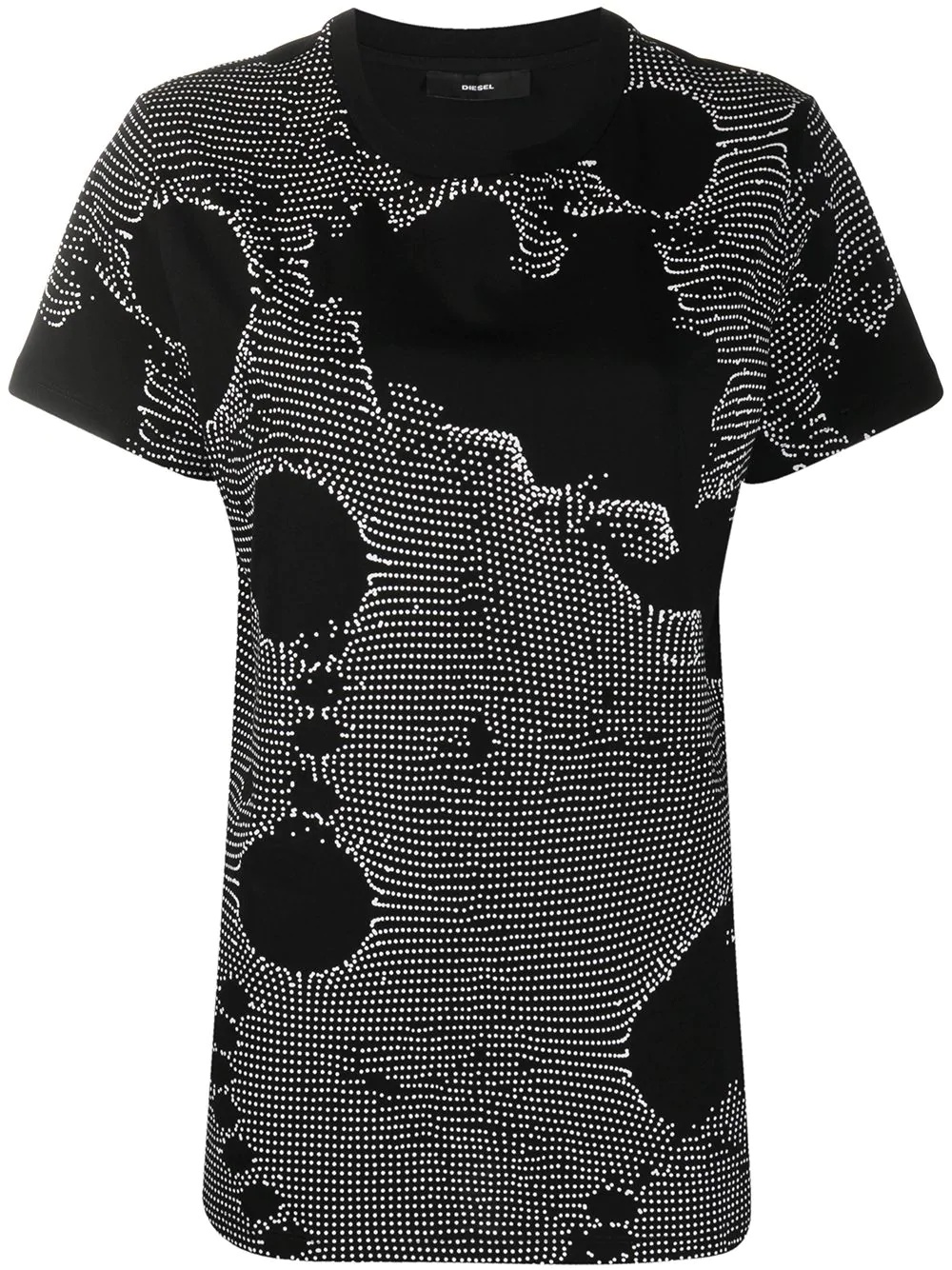 dot-print T-shirt - 1