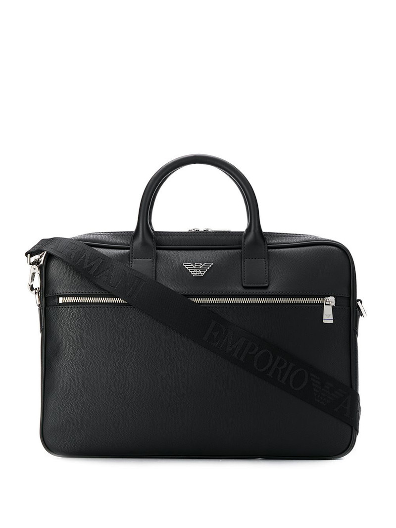 small logo plaque briefcase 1