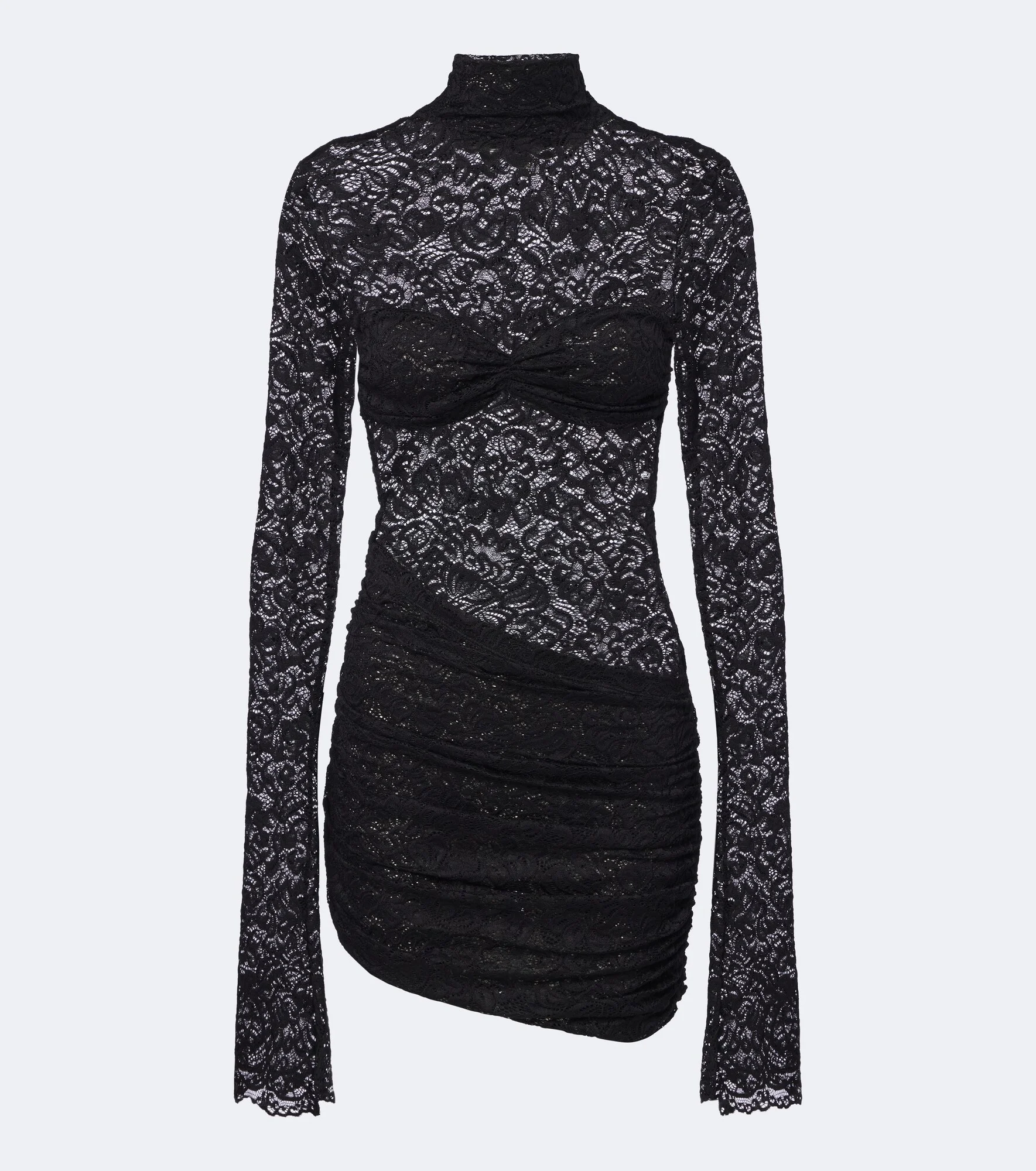 Francisca ruched lace minidress - 1
