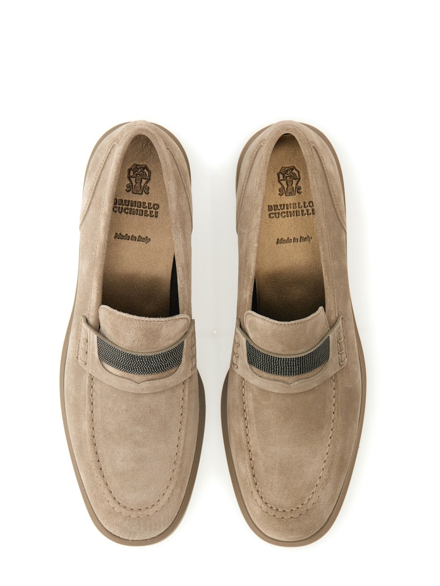 MOCASSINO "PENNY" IN CAMOSCIO CON MONILE - 2