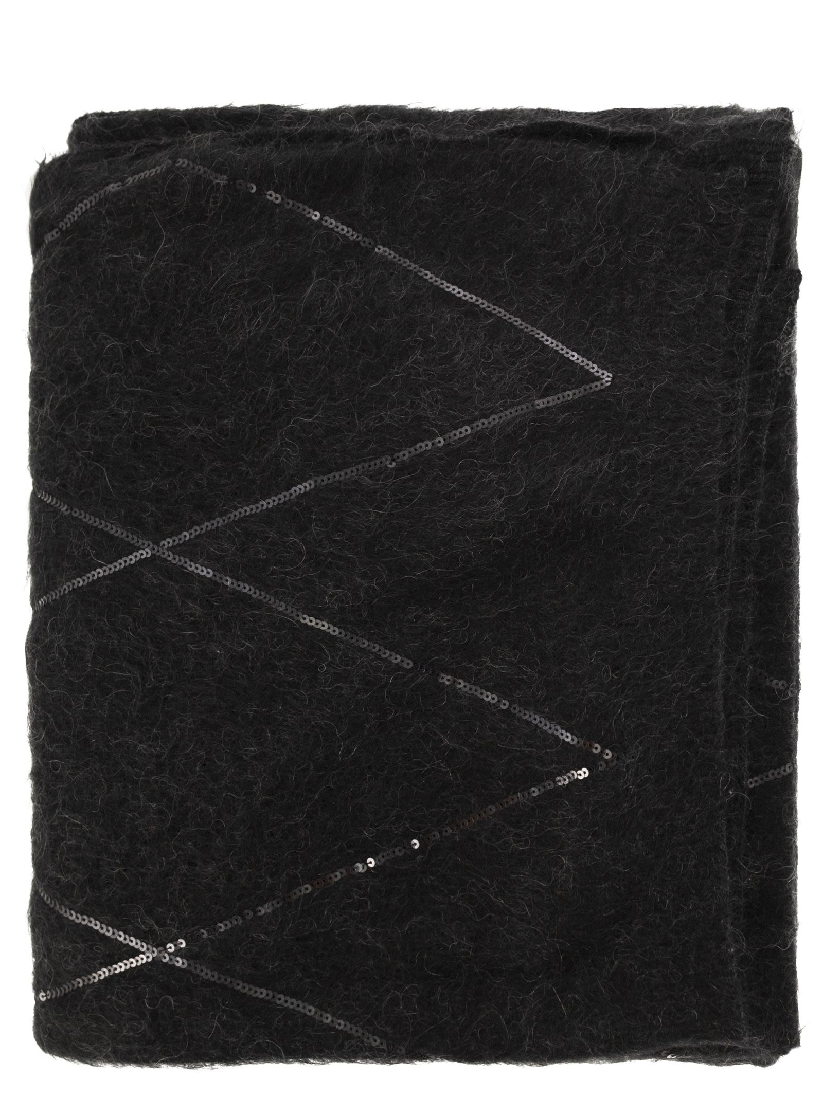 Brunello Cucinelli Women Scarf With Micro-Sequins - 2