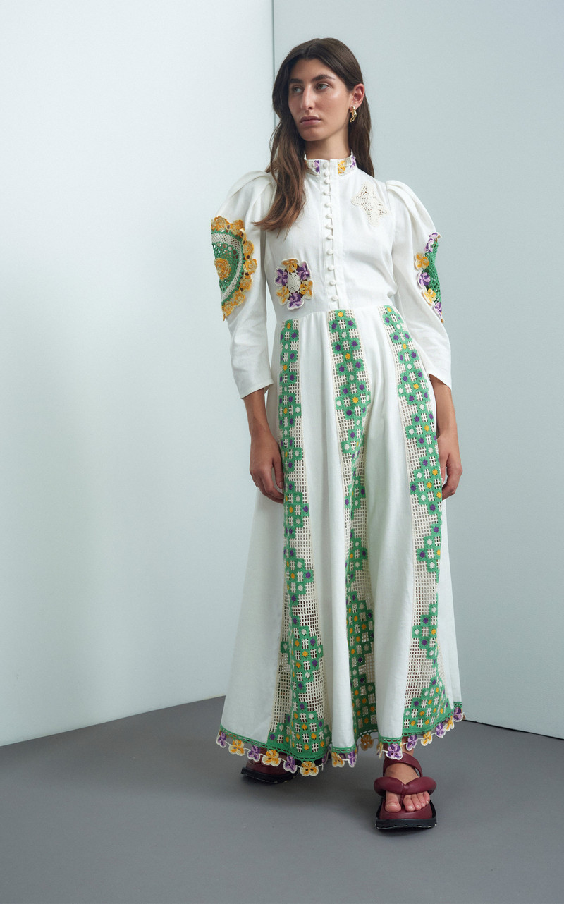 ALÉMAIS RAMONA CROCHET MIDI multi outlook