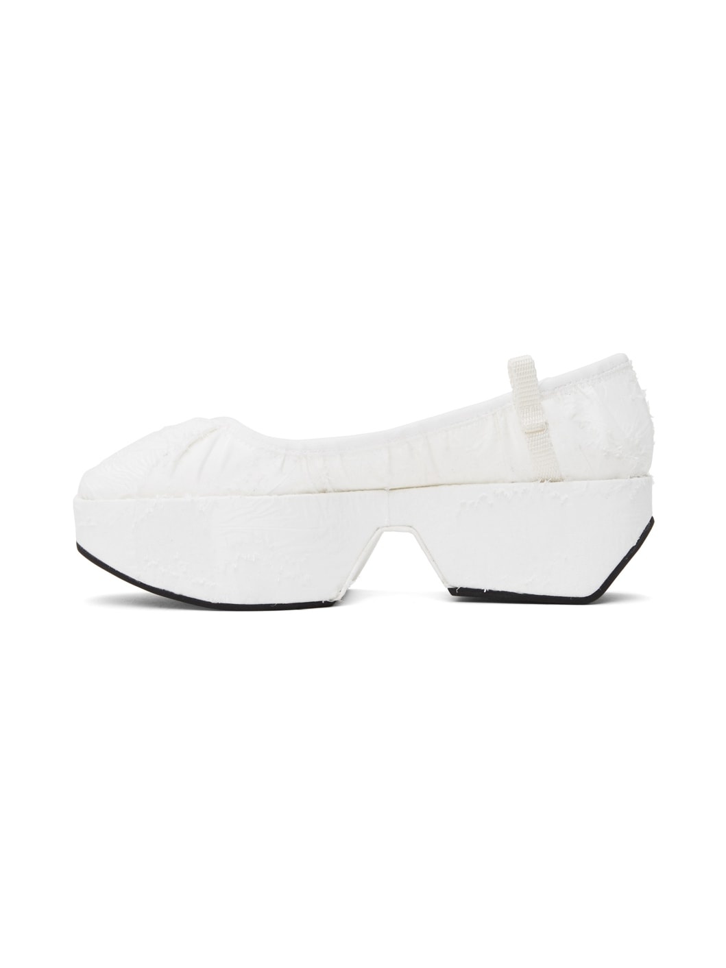 White Alexandra Ballet Flats - 3