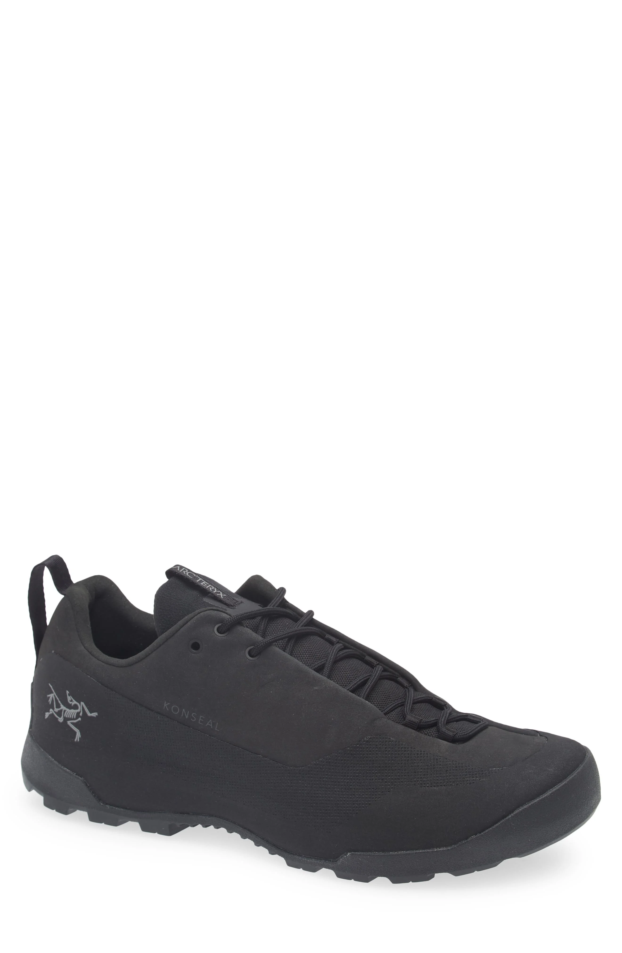 Arc'Teryx Konseal Waterproof Running Shoe in Black/Black at Nordstrom - 1