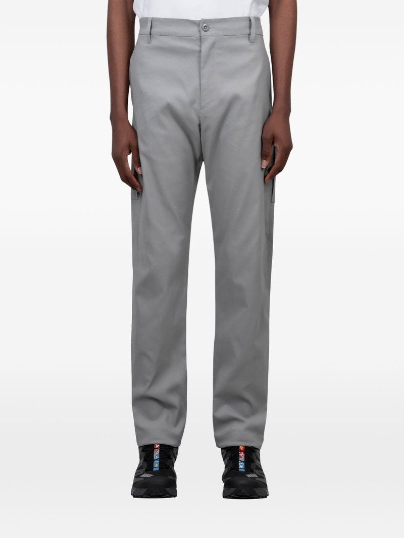 logo-patch cargo trousers 1