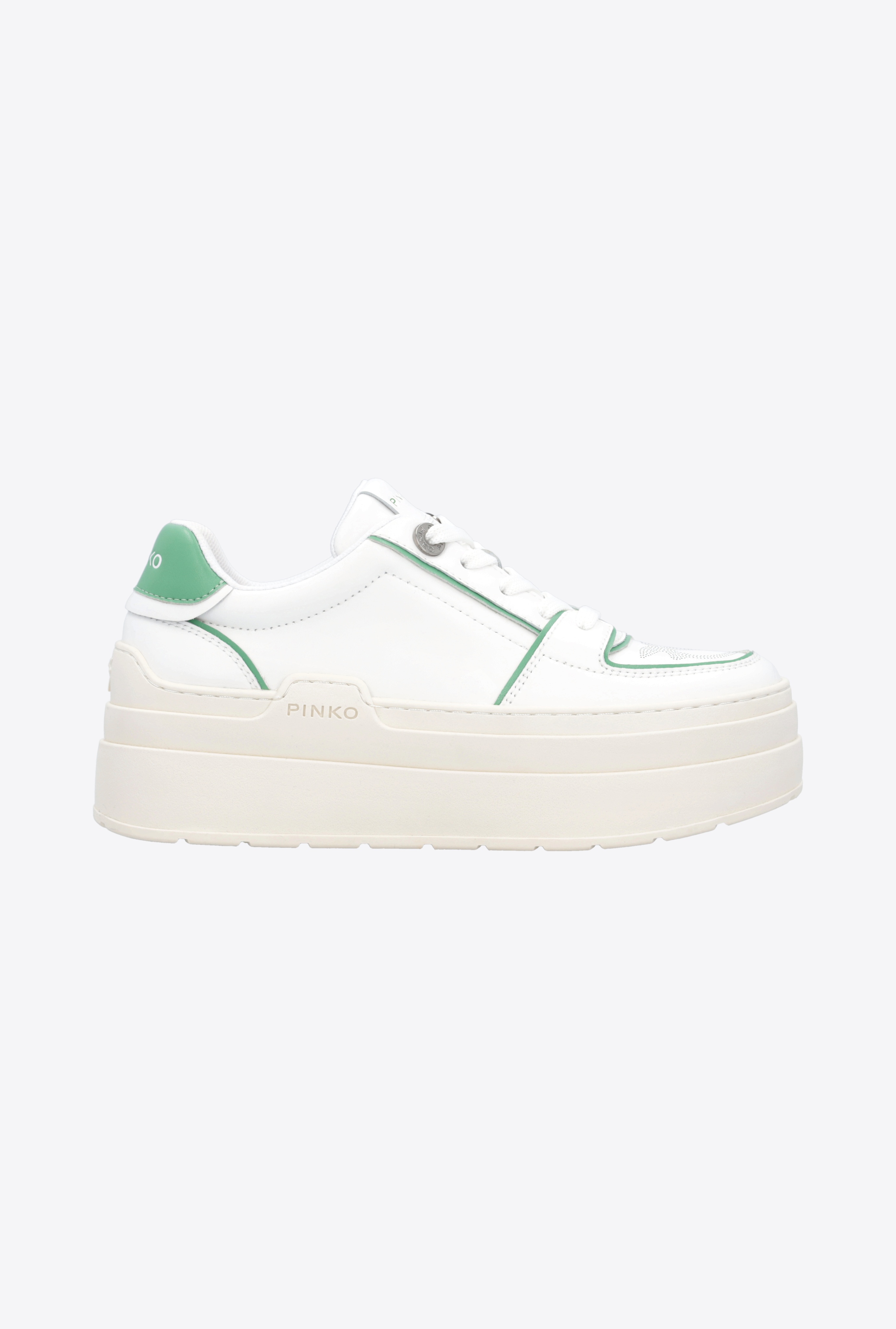 TWO-TONE PLATFORM SNEAKERS - 1