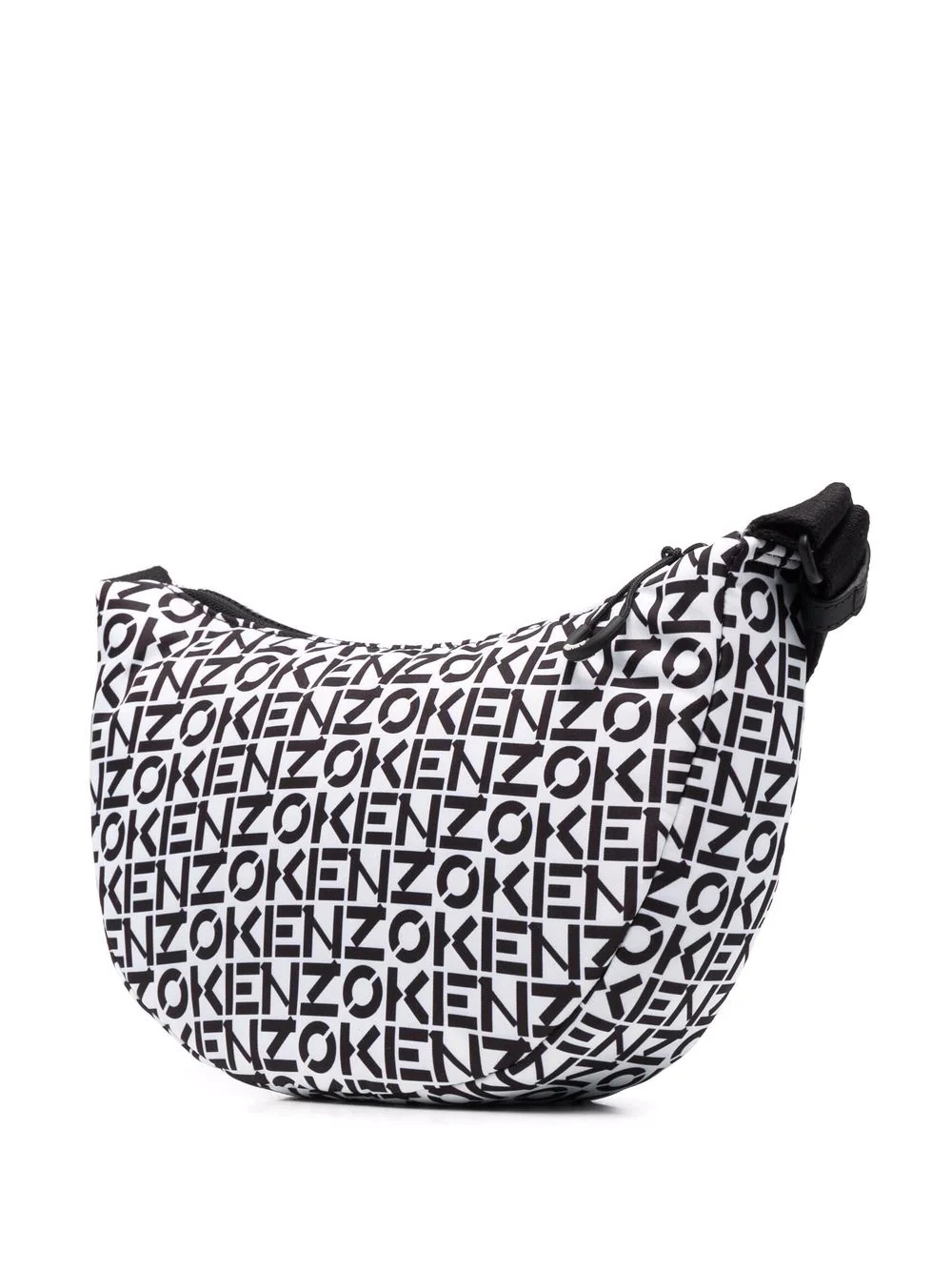 logo-print shoulder bag - 4