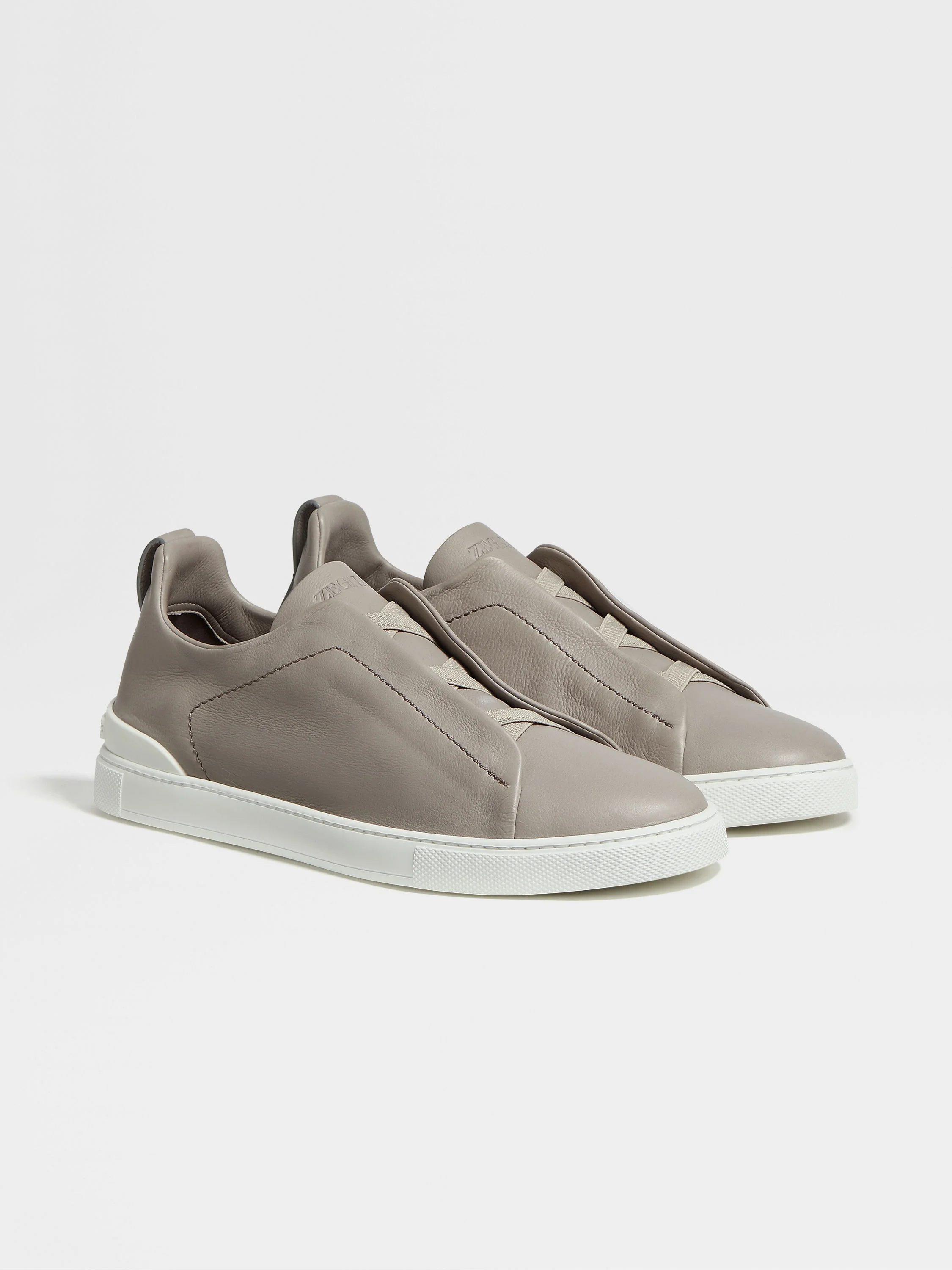 LIGHT GREY SECONDSKIN 트리플 STITCHTM SNEAKERS - 1