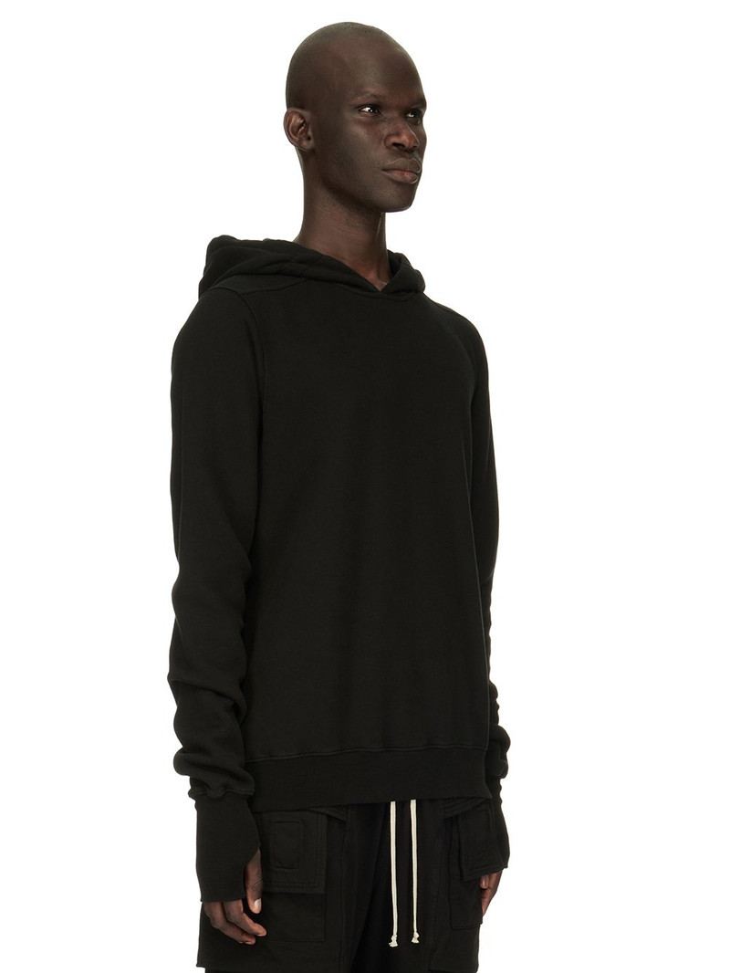 RICK OWENS DRKSHDW Gauntlet Knit Hoodie Black 2