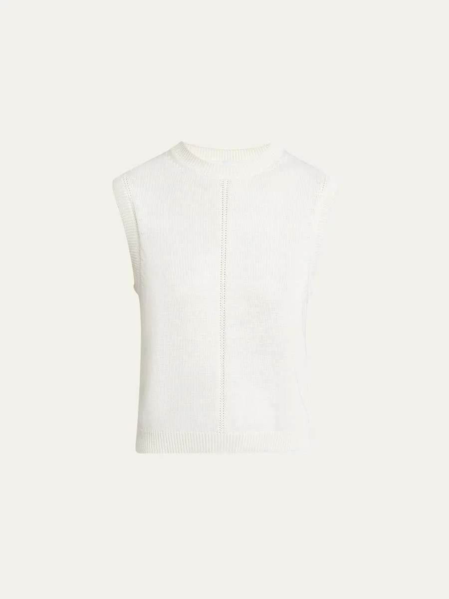 Emily Sleeveless Sweater - 1