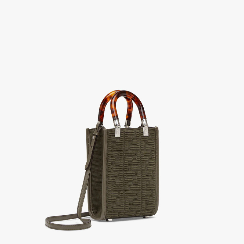 FENDI Green FF fabric mini bag outlook