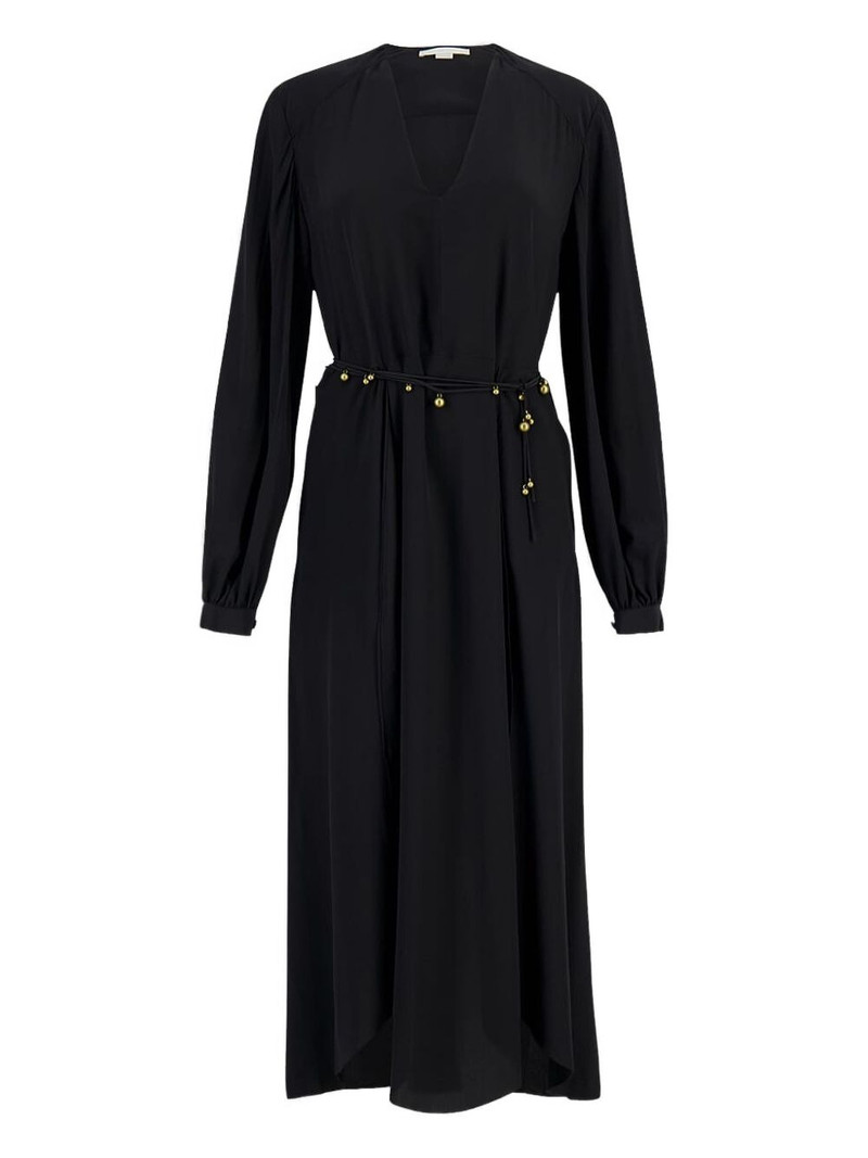 beaded-belt midi dress 1