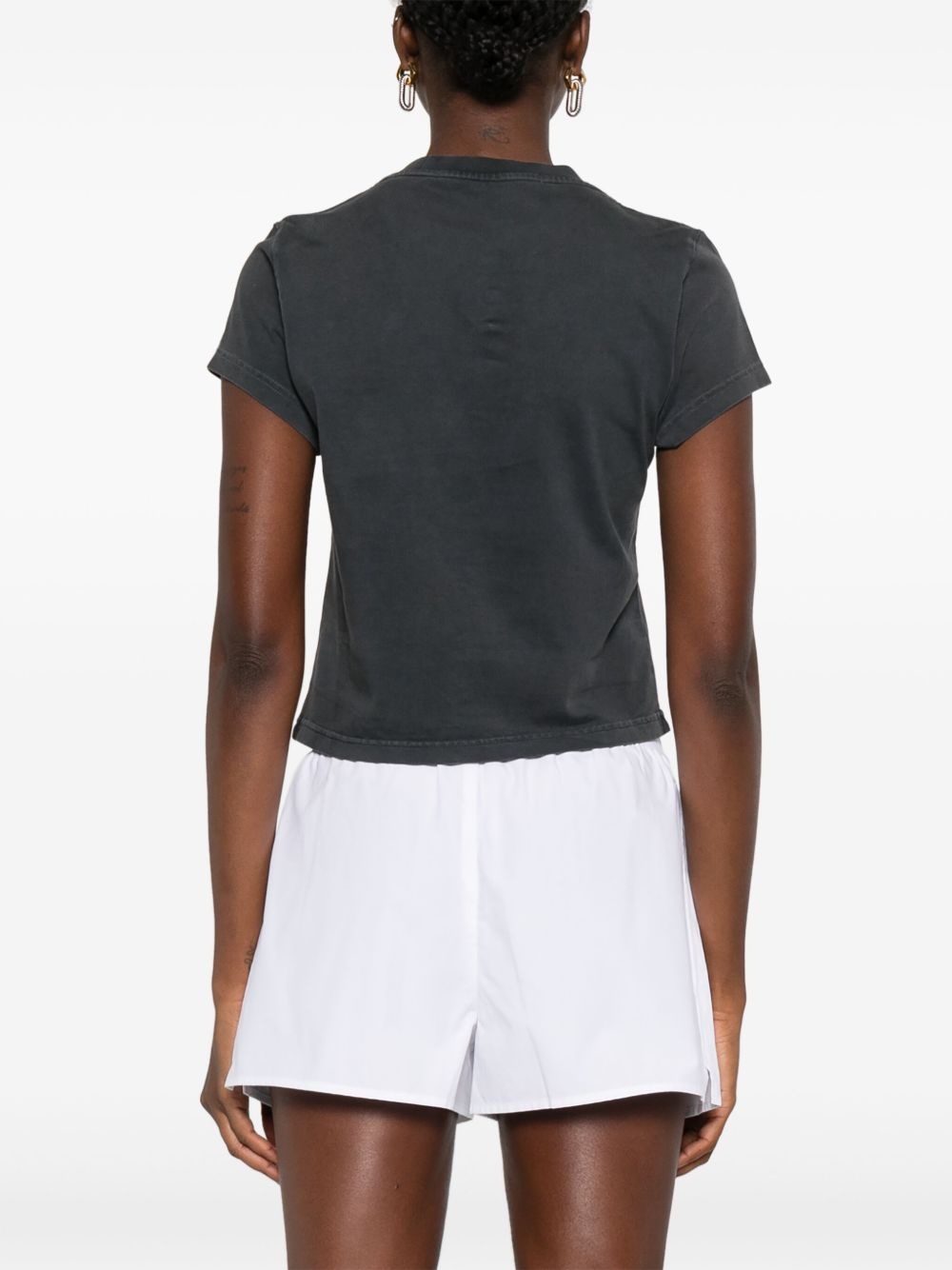 logo-print cotton T-shirt - 4