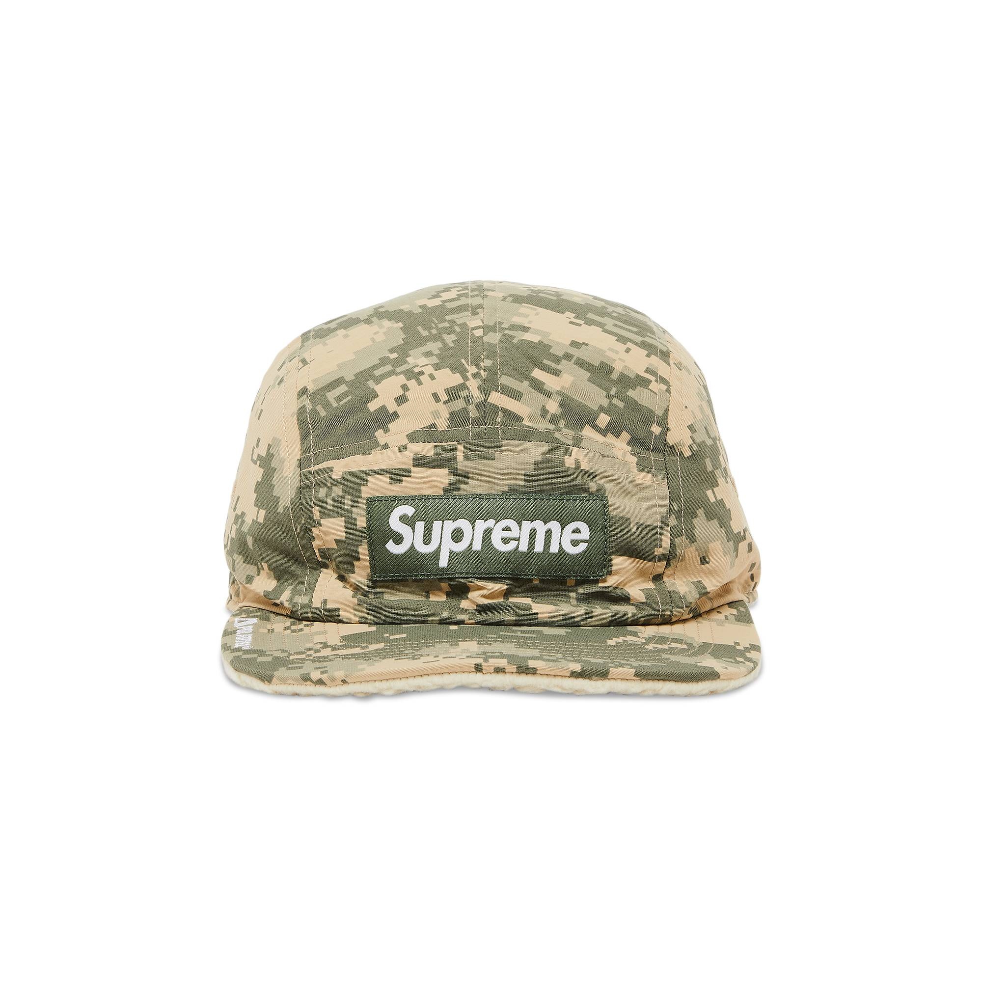 Supreme Polartec Shearling Reversible Camp Cap 'Digi Camo' - 1